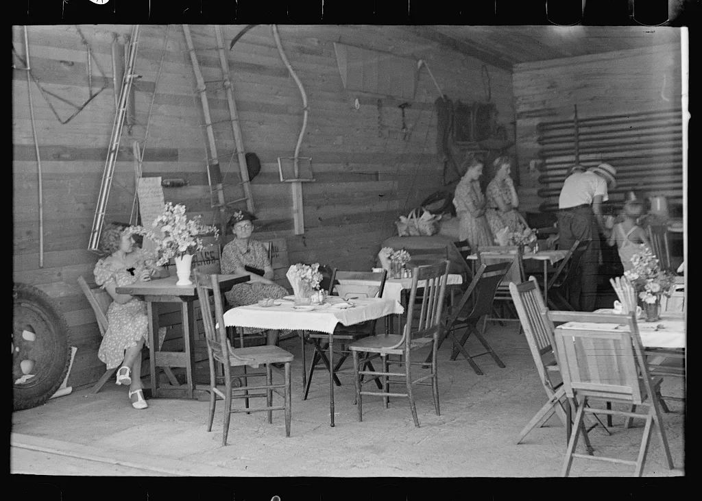 Ice cream social, Blackduck, Minnesota, 1937