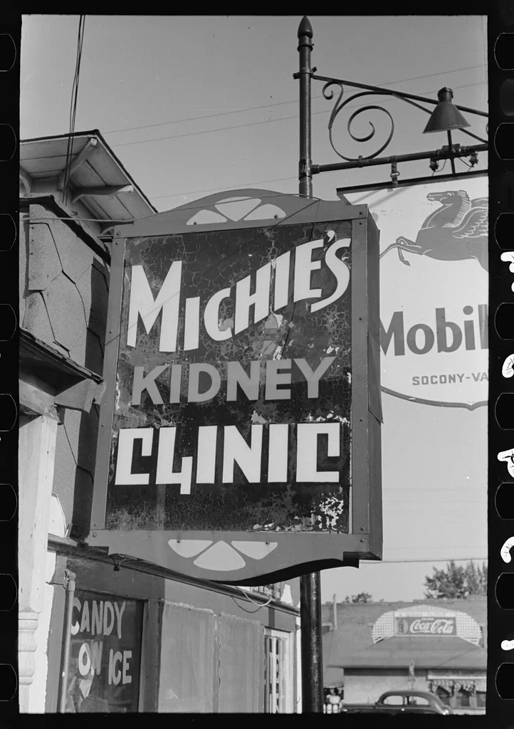 Sign, Steele, Missouri, 1938