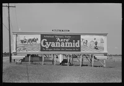 Sign, West Memphis, Arkansas, 1938
