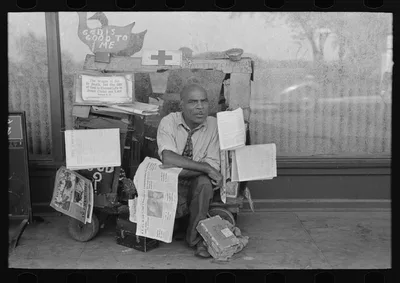 Newsstand, Memphis, Tennessee, 1938