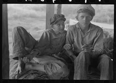 Sons of fishermen, Olga, Louisiana, 1938