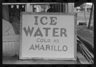 Sign, Sweetwater, Texas, 1939
