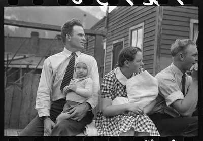 People at Labor Day celebration, Silverton, Colorado, 1940