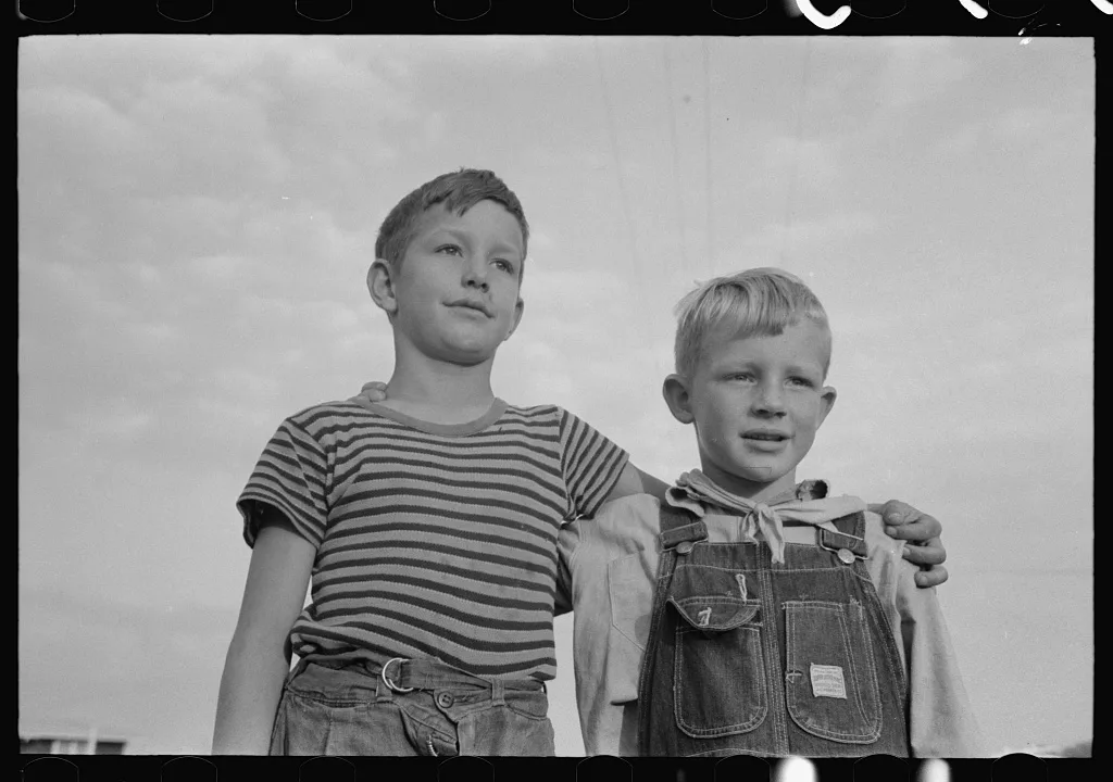 Visalia, California. Children at Mineral King Cooperative Farm, 1940