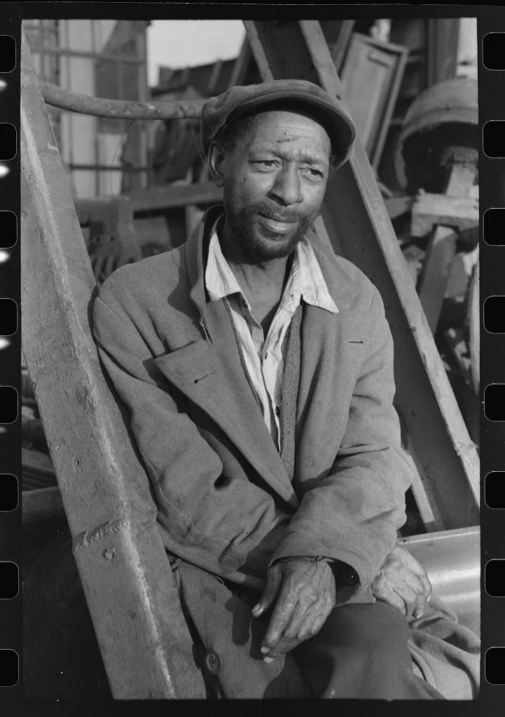 Man on South Side of Chicago, Illinois, 1941