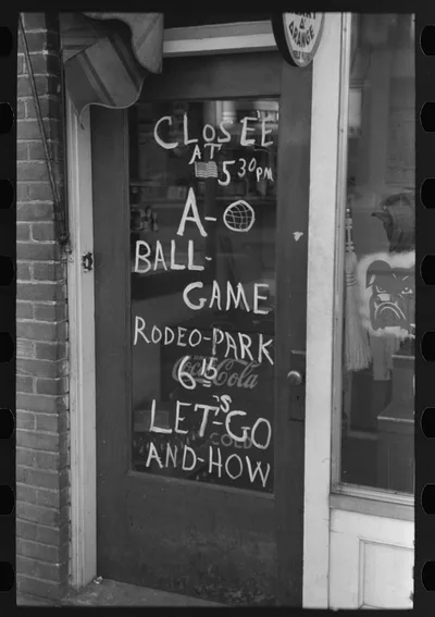 Sign, Nampa, Idaho, 1941