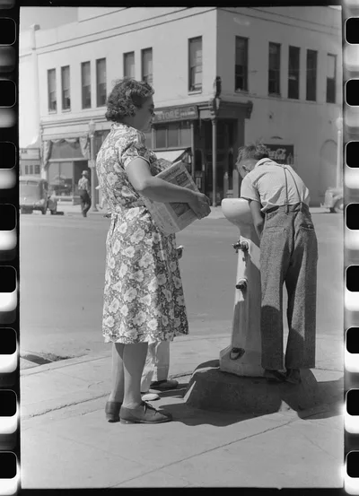 Water fountain. Caldwell, Idaho, 1941