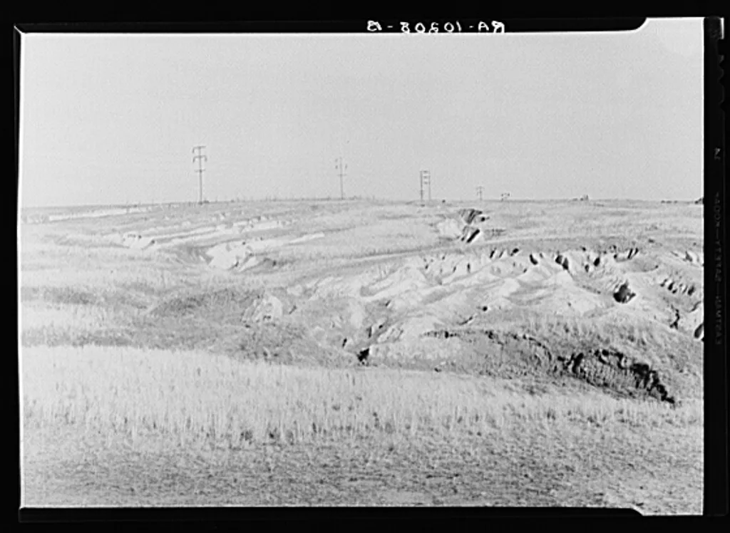 Soil erosion in White County, Illinois, 1937