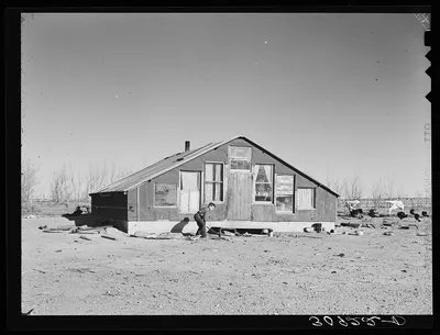 Farm home of John Harshenberger [i.e. Harshbarger], Mennonite farmer.…, Montana, 1937