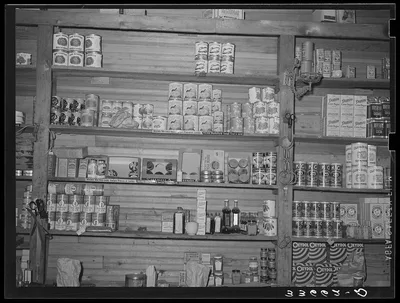 Grocery store near Vian, Oklahoma, 1939