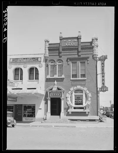 Bank. Perry, Oklahoma, 1939