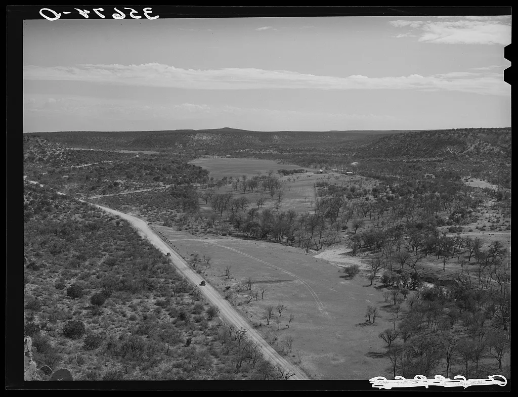 Countryside. Kimble County, Texas, 1940