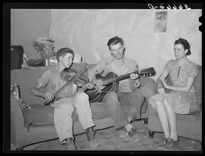 [Untitled photo, possibly related to: Farmer and his younger brother…, New Mexico, 1940