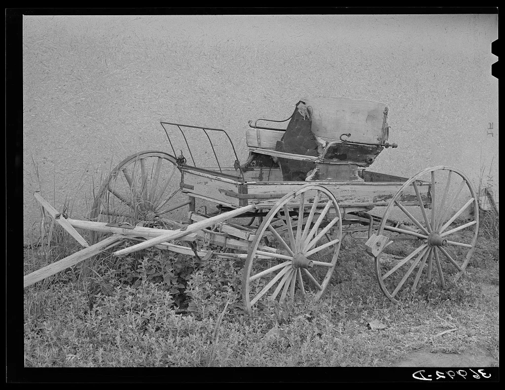 Old runabout. Chamisal, New Mexico, 1940