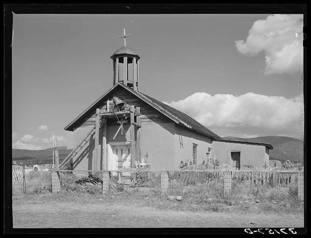 Catholic church at Llano de San Juan, New Mexico, 1940