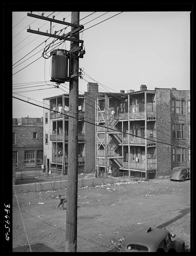 Apartment houses rented to Negroes. Chicago, Illinois, 1941