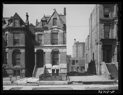 Apartment houses rented to Negroes. Chicago, Illinois, 1941