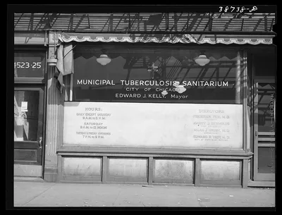 Municipal tuberculosis sanitarium, Chicago, Illinois, provides…, 1941