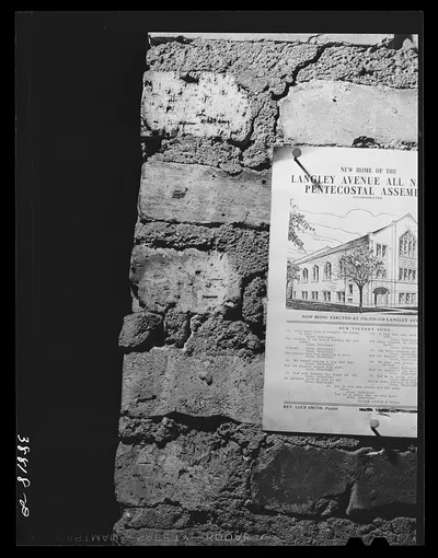 [Untitled photo, possibly related to: Letter to the congre[g]ation of…, Illinois, 1941
