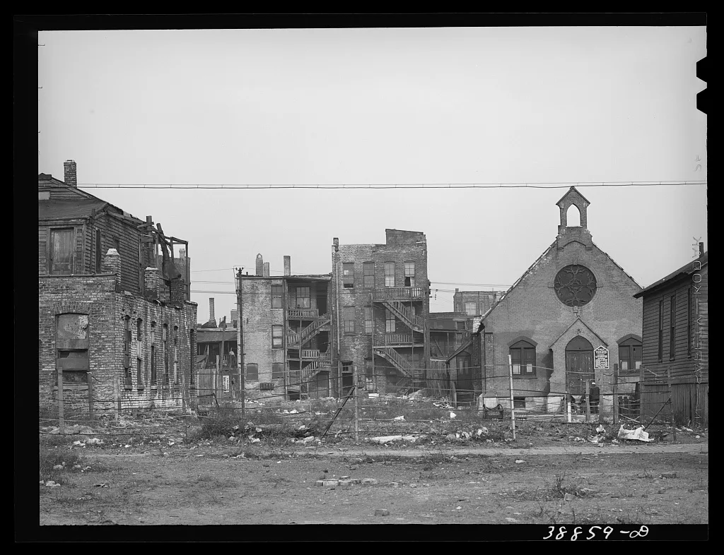 [Untitled photo, possibly related to: Chicago, Illinois. Scene in…, 1941
