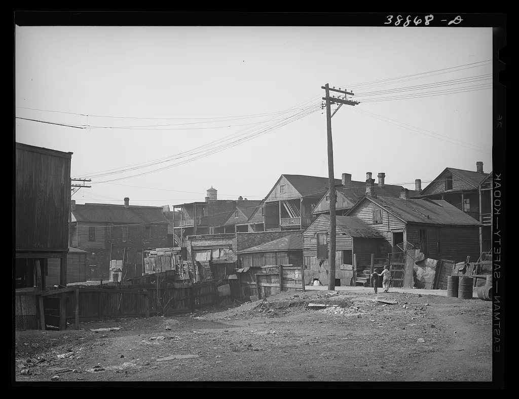 View in one of the Negro residential sections of Chicago, Illinois, 1941