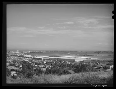 [Untitled photo, possibly related to: Consolidated Aircraft plant…, California, 1940