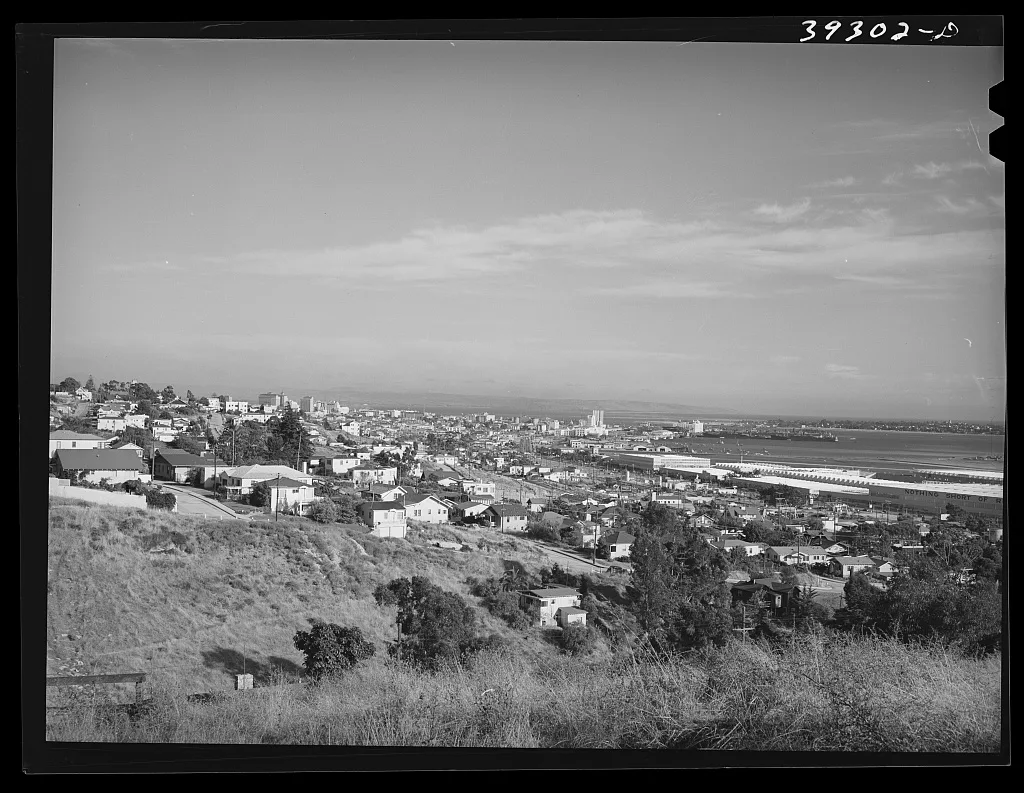 [Untitled photo, possibly related to: Consolidated Aircraft plant…, California, 1940
