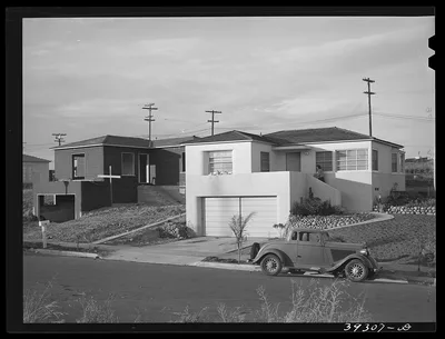 Federal Housing Administration housing. San Diego, California, 1941