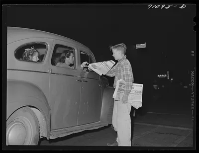 Newspaper extra, December 7, 1941. Redding, California