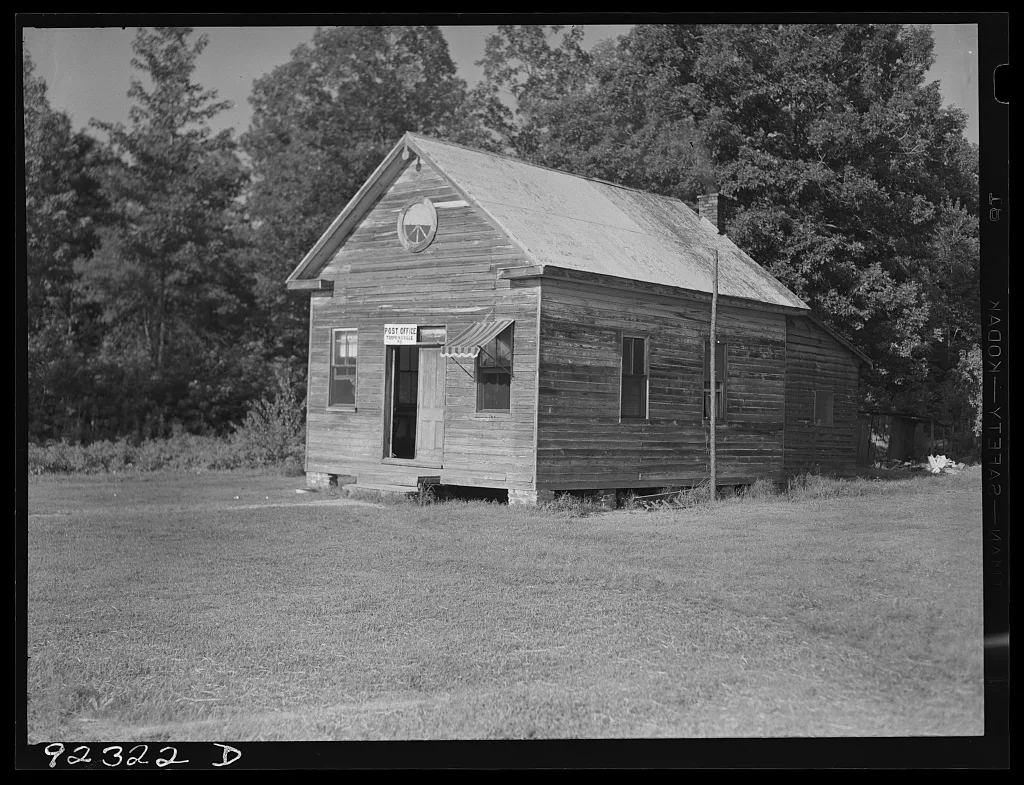 [Untitled photo, possibly related to: Post office. Tompkinsville,…, Maryland, 1935