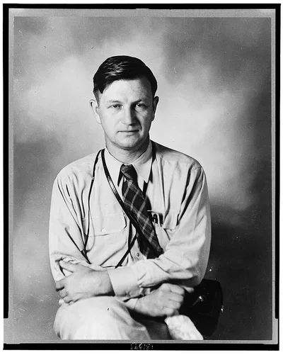 Portrait of Russell Lee, FSA (Farm Security Administration)…, 1942